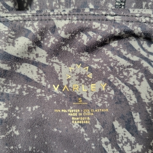 Varley Gray Tonal Zebra Duncan Leggings - Picture 10 of 10